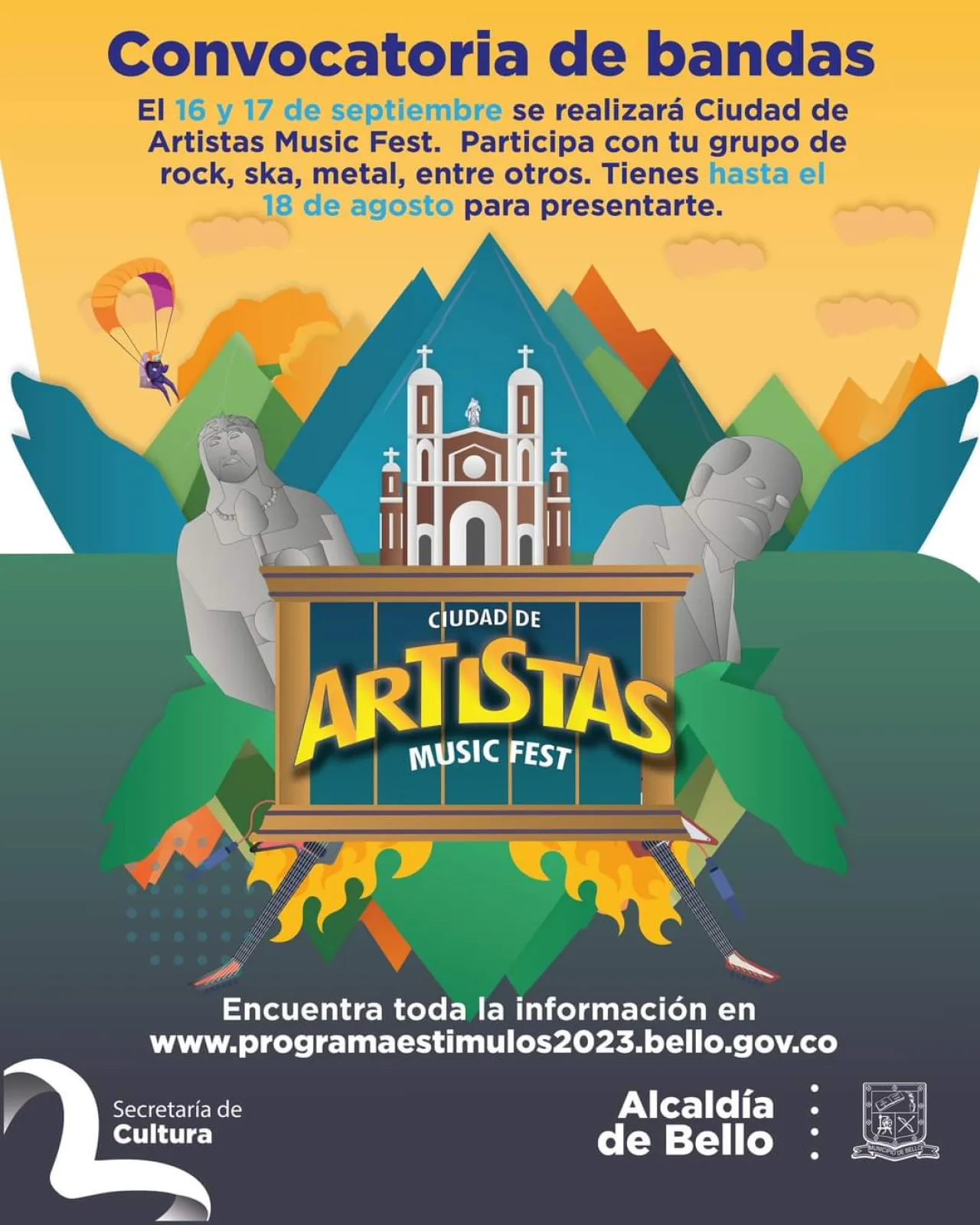 Convocatoria abierta Ciudad de Artistas Music Fest