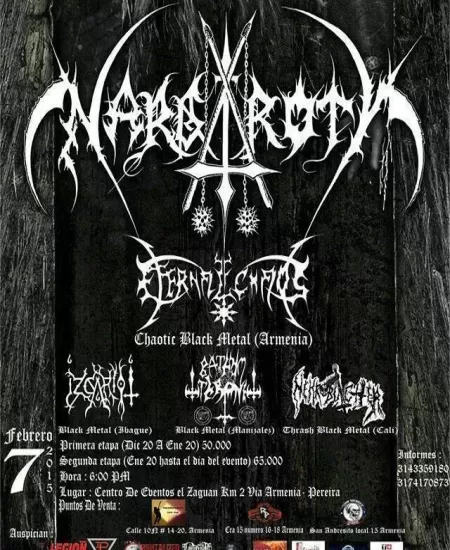 EventoNargaroth "Journey of Threnody - Armenia - Feb 2015