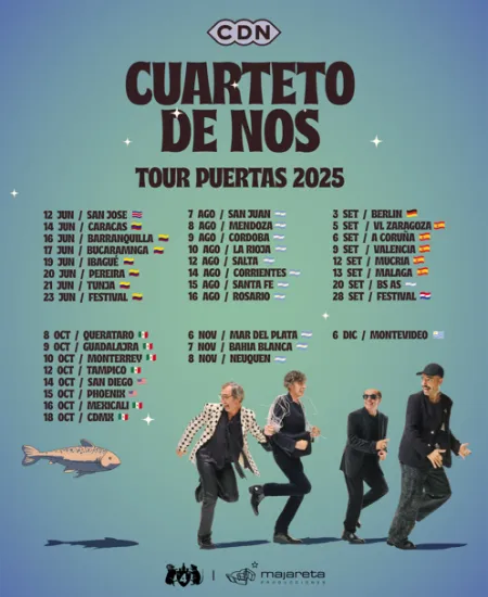 Cuarteto de Nos en Tunja 2025