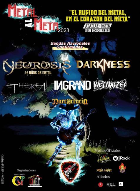 Flayer evento Festival Metal al Meta 2023