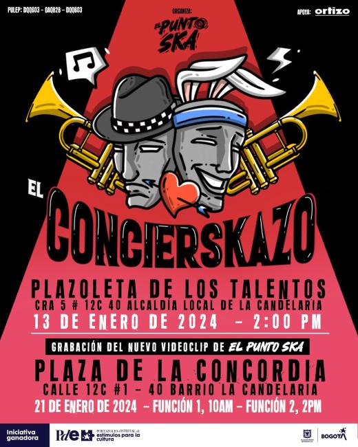 Flayer evento El ConcierSKAzo de El Punto Ska